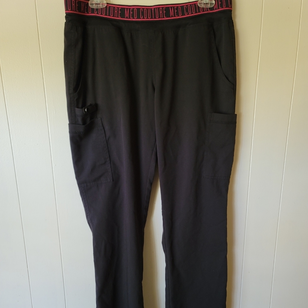 Med Couture Black Scrub pants